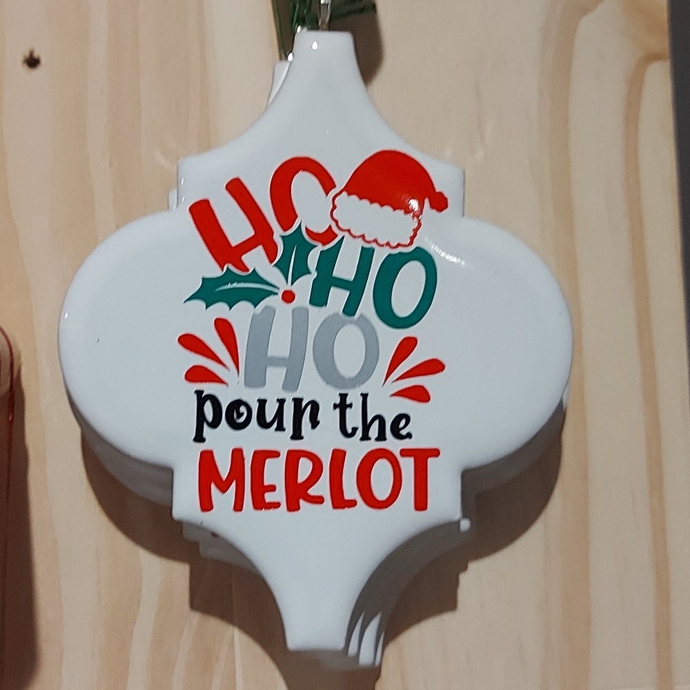 Ceramic Tile Christmas Ornaments Sold Separately
